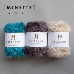 MINETTE/ SILK WOOL LILY YARN FUR / 25gram